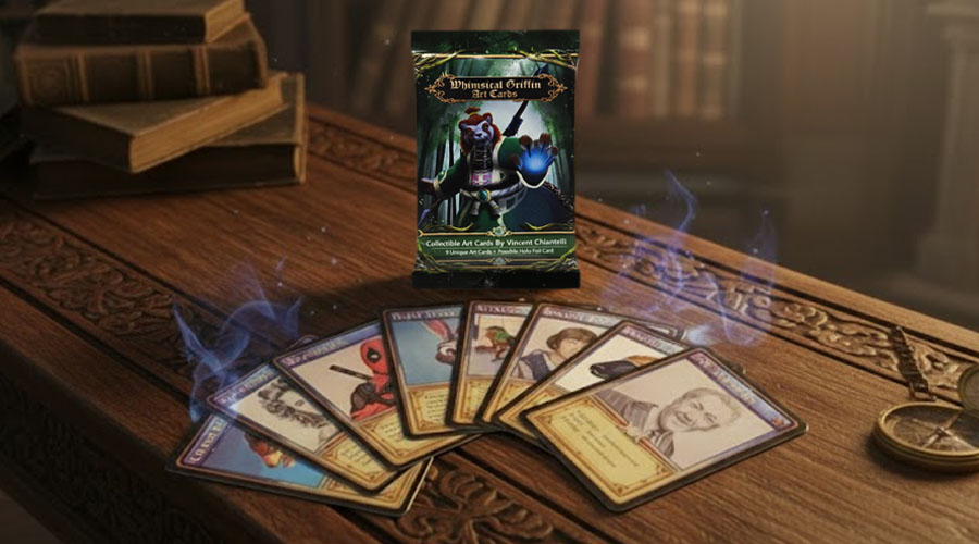 Art cards by Vincent Chiantelli